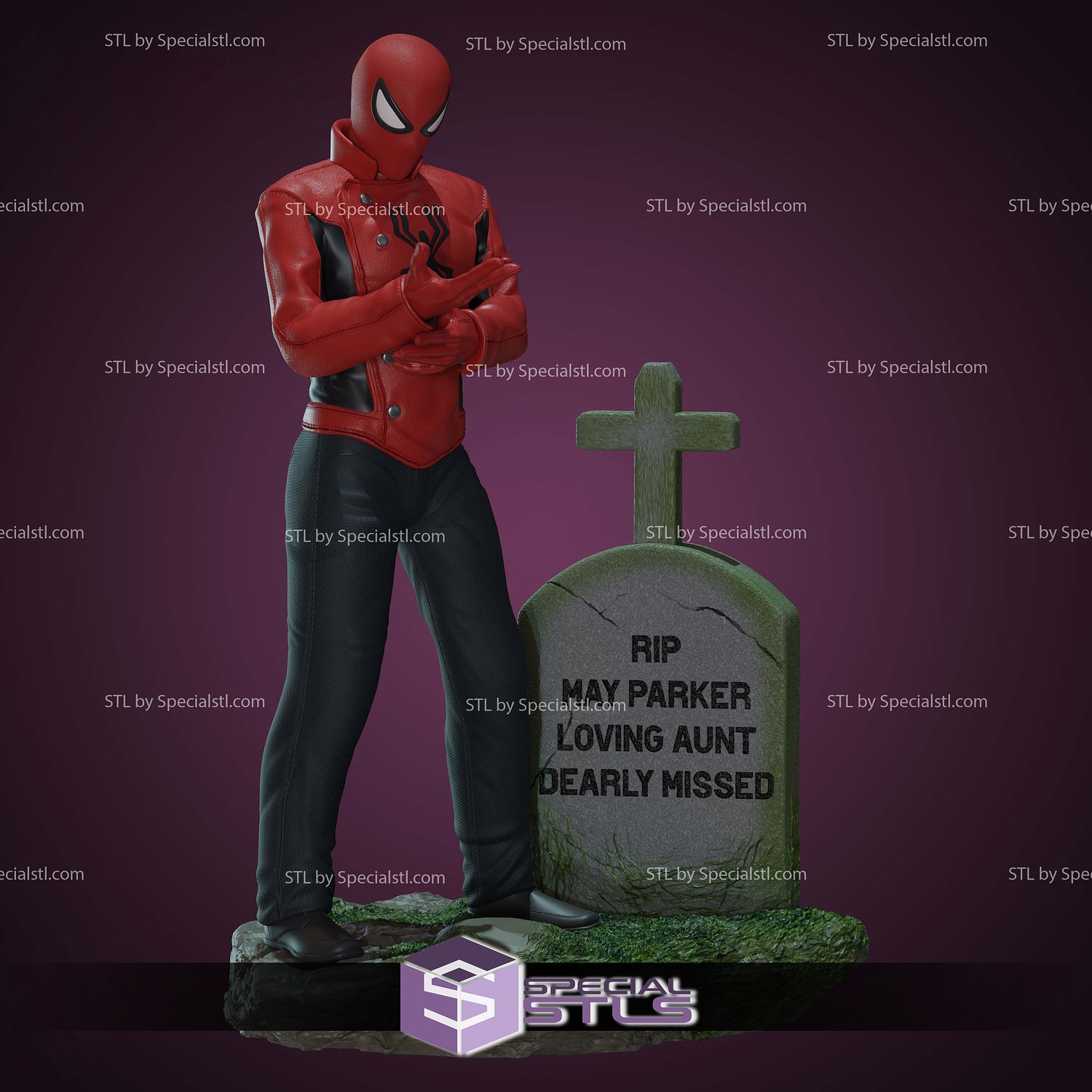 Last Stand Spider Man 3D Printer Files STL Model — view 4