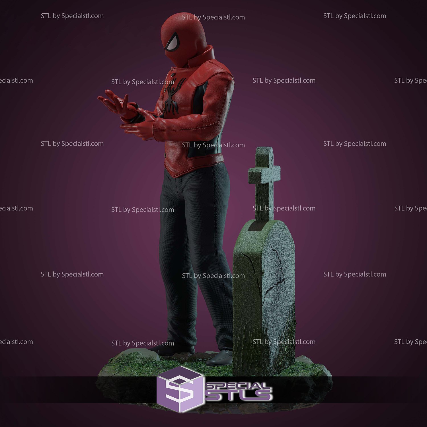 Last Stand Spider Man 3D Printer Files STL Model — view 6