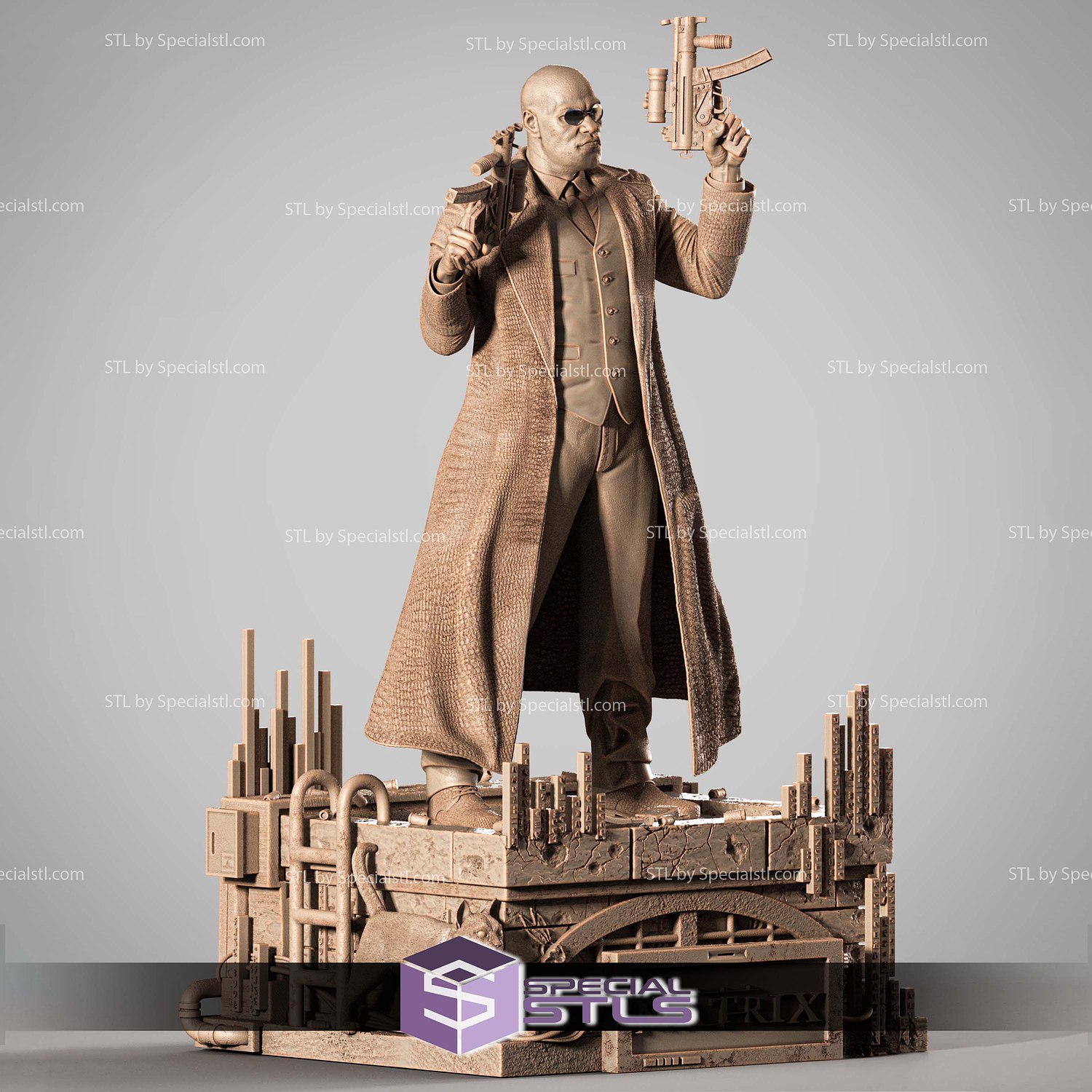 Morpheus Matrix STL Files 3D Model — view 2