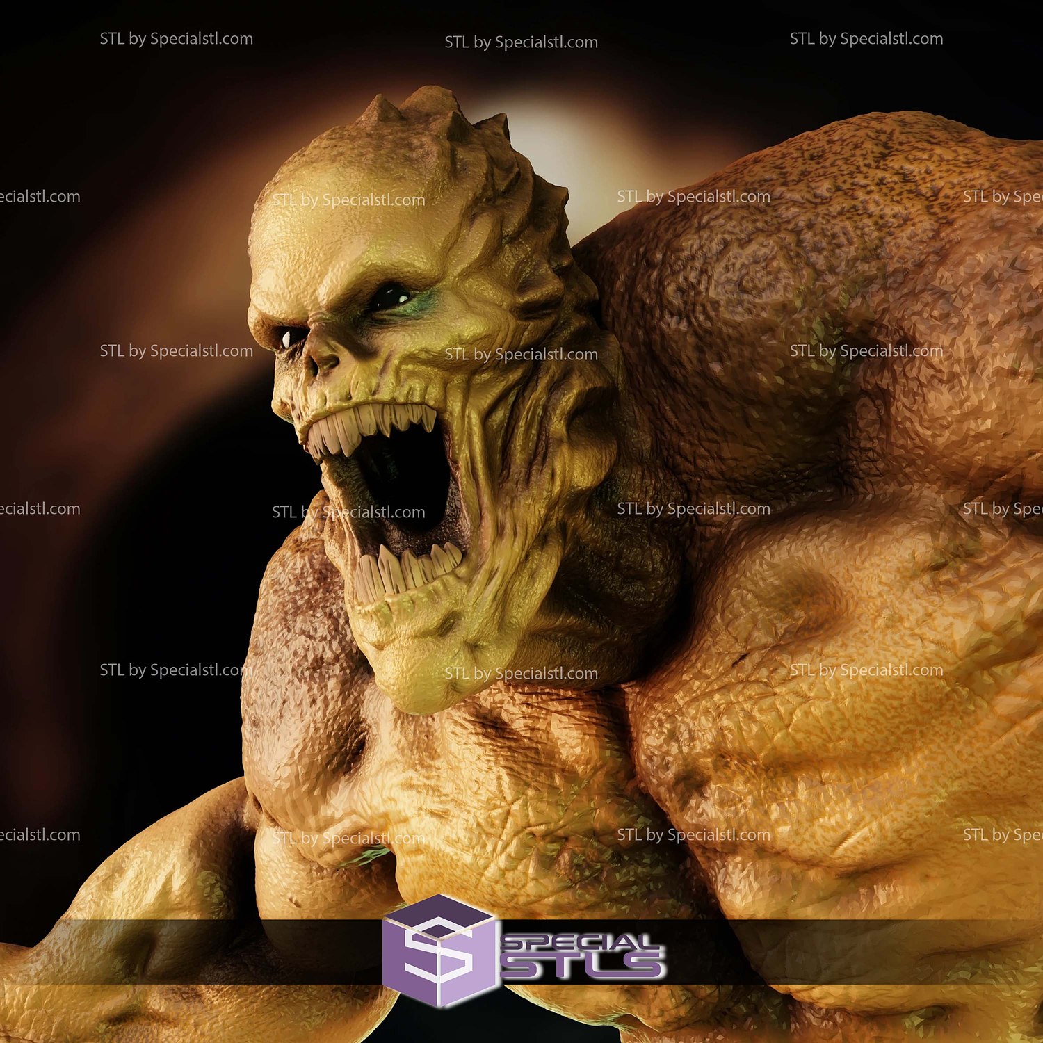Clayface Arkham City STL Files 3D Model — view 6