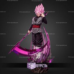 Goku Black Rose 335mm STL Files 3D Model