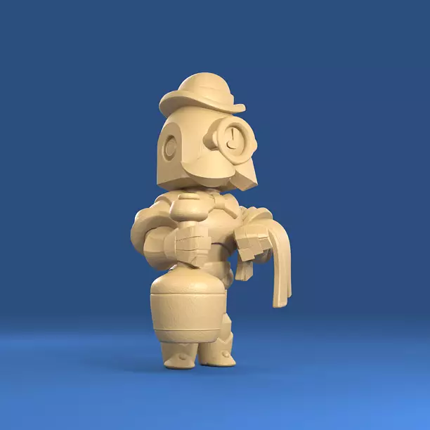 Barley Original - Brawl Stars 3D 3MF Model