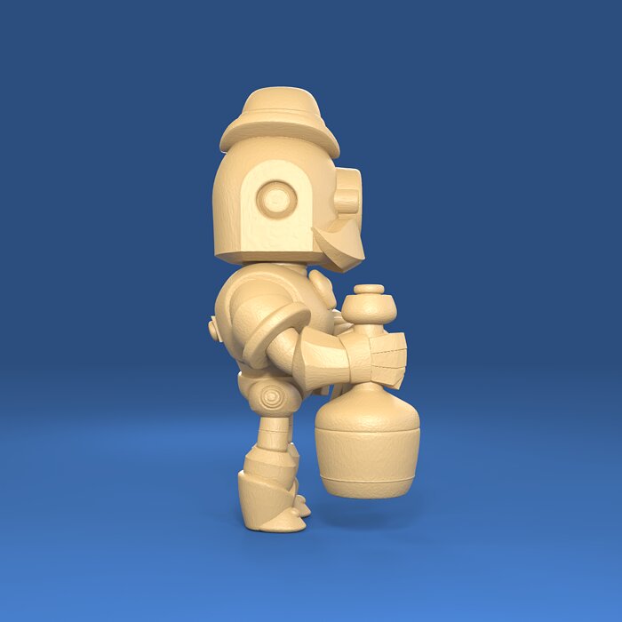 Barley Original - Brawl Stars 3D 3MF Model — view 4