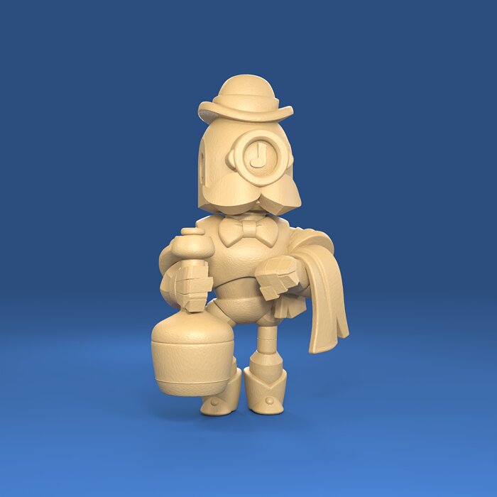 Barley Original - Brawl Stars 3D 3MF Model — view 5