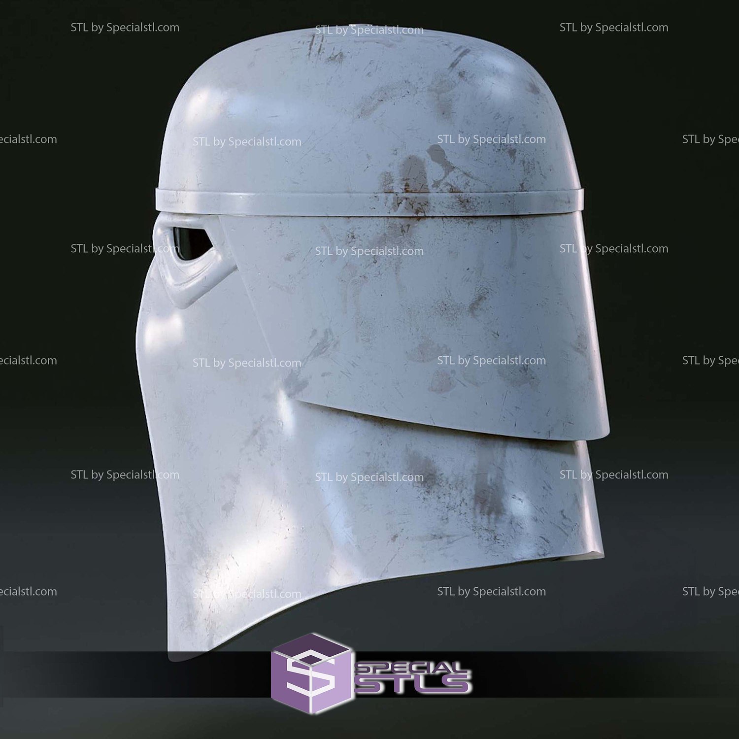Cosplay STL Files ESB Snowtrooper Helmet 3D Model — view 3