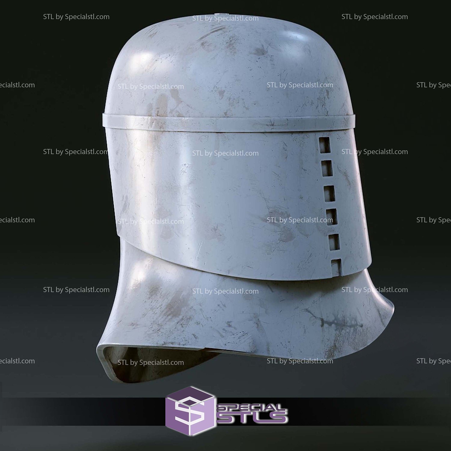 Cosplay STL Files ESB Snowtrooper Helmet 3D Model — view 4