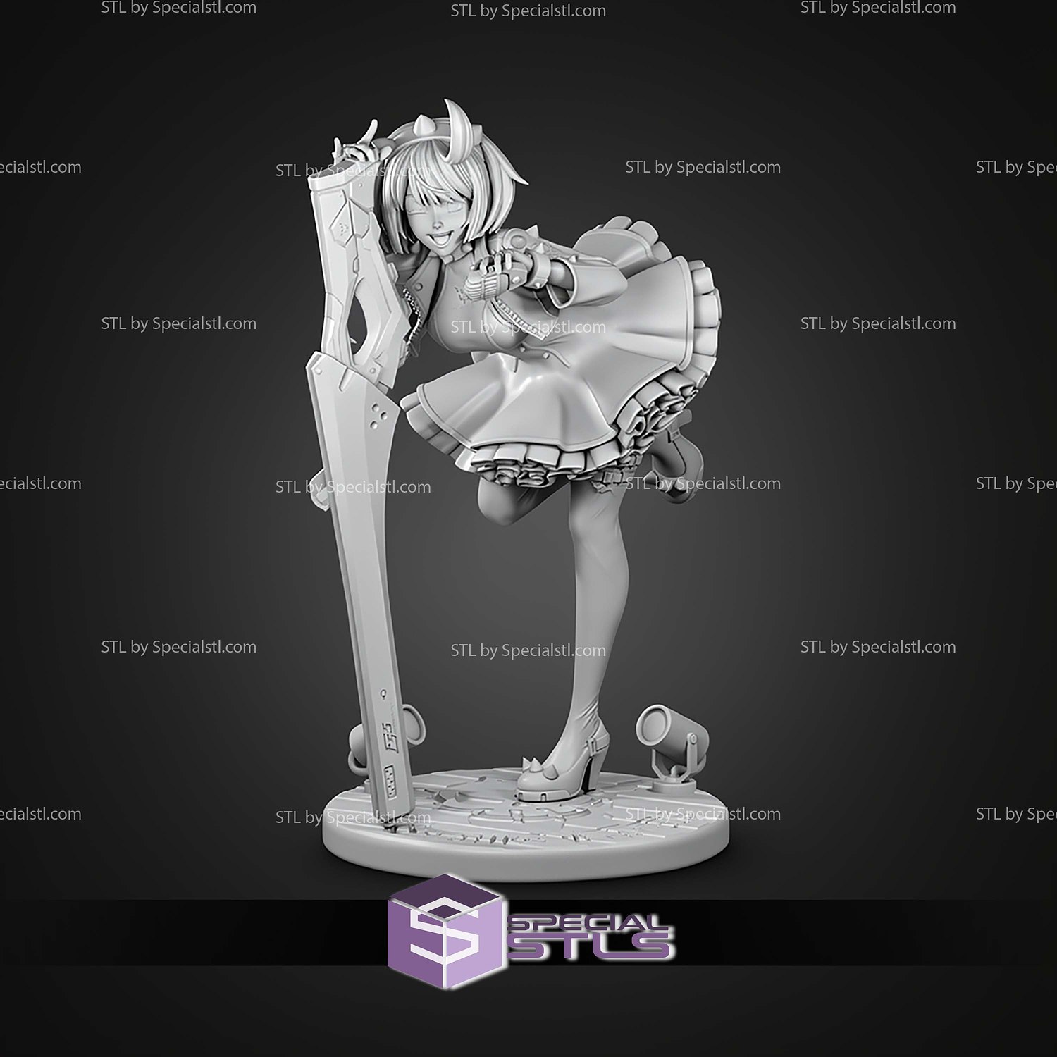 Elphelt Guilty Gear STL Files 3D Model — view 2