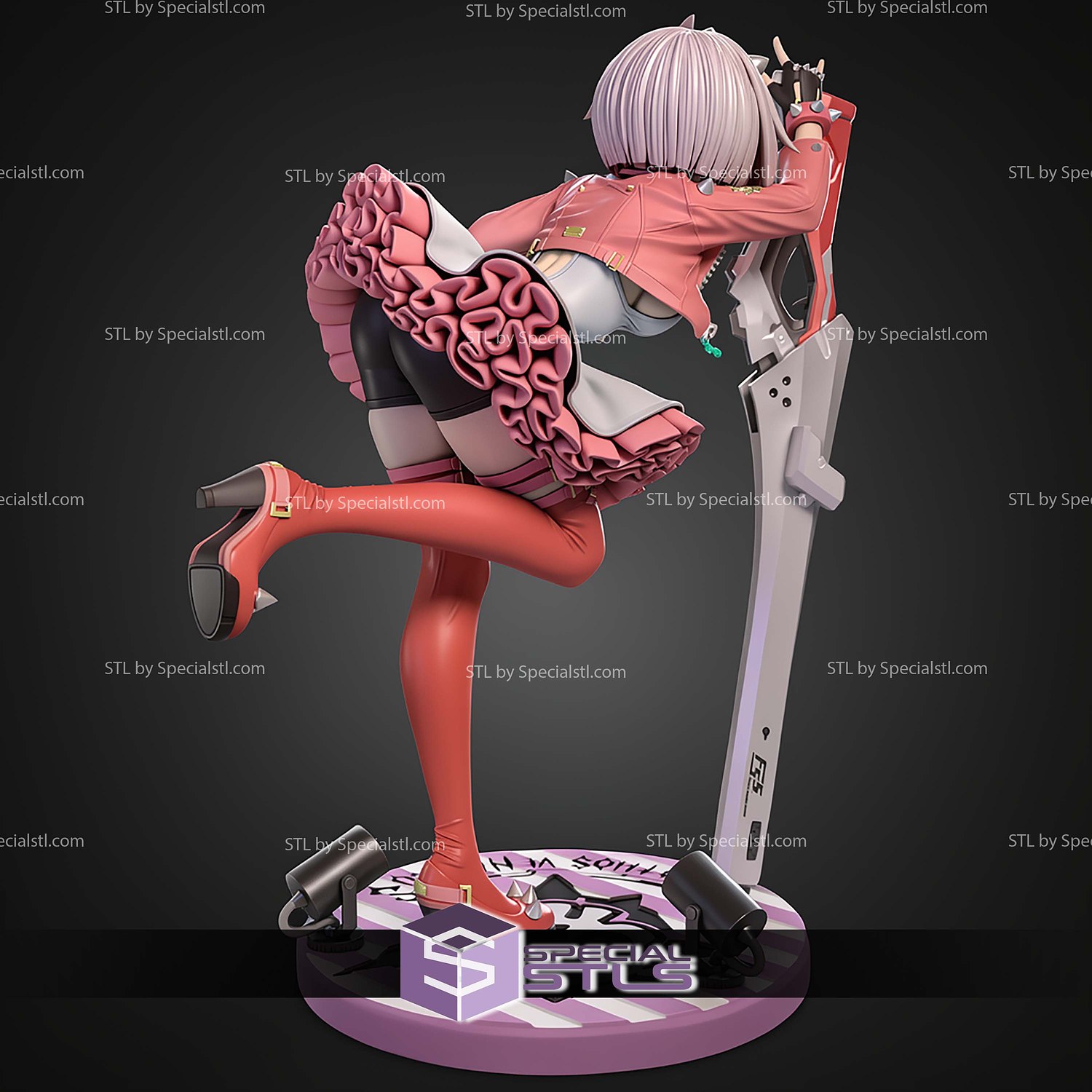 Elphelt Guilty Gear STL Files 3D Model — view 6