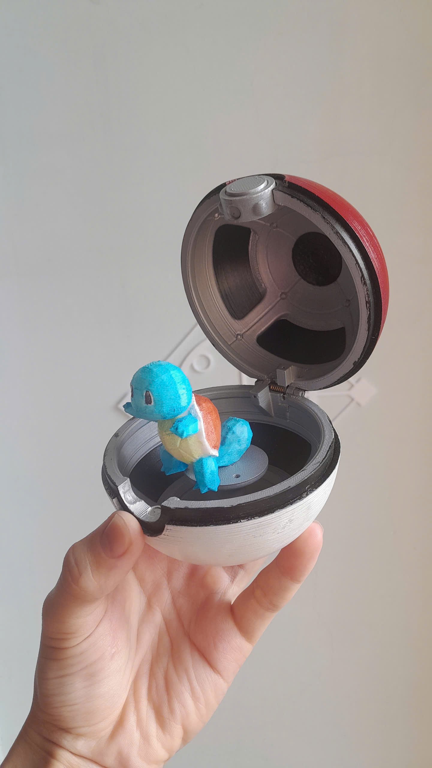 Pokemon Squirtle Lowpoly 3D STL Model