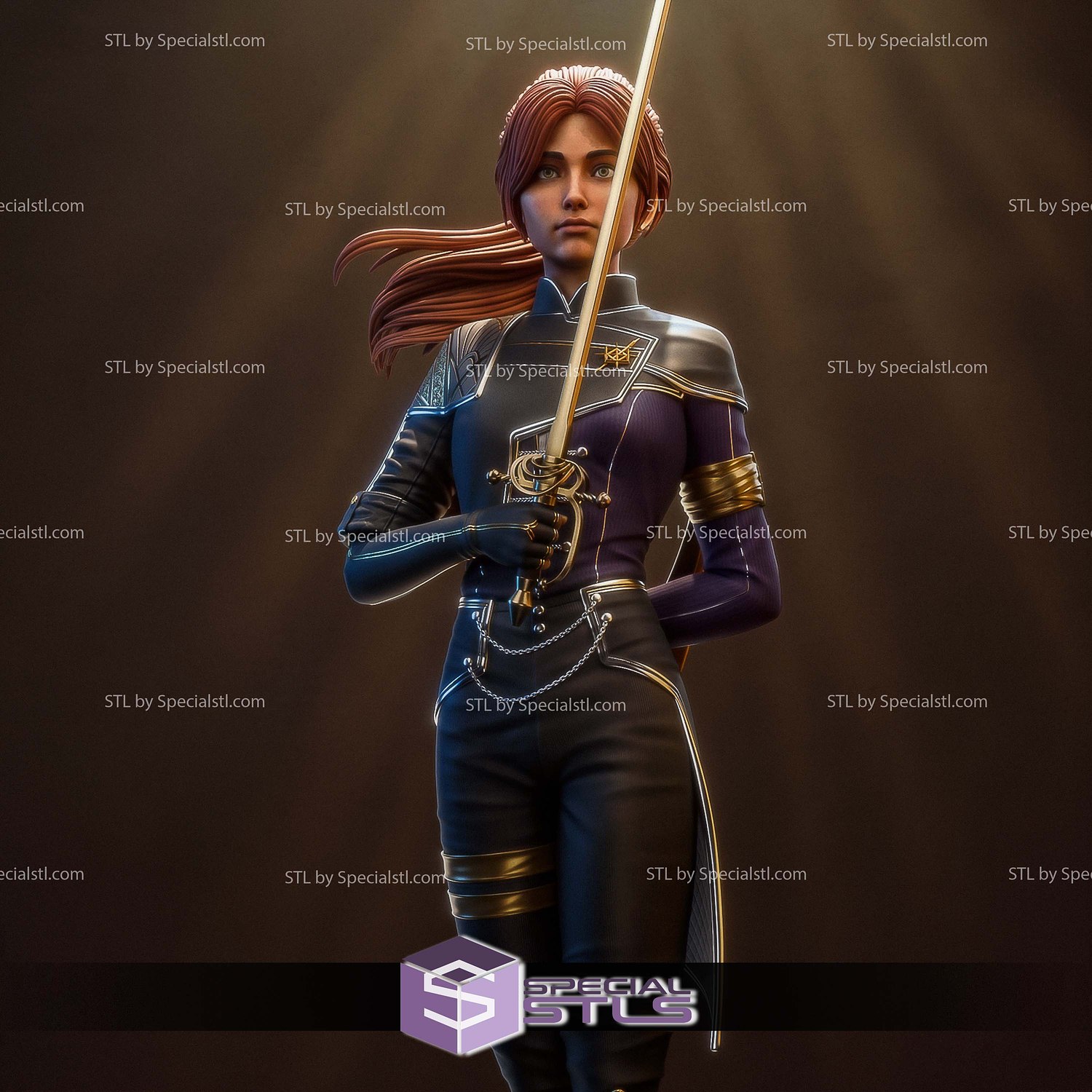 Maelle Clair Obscur Expedition 33 V3 STL Files 3D Model — view 2