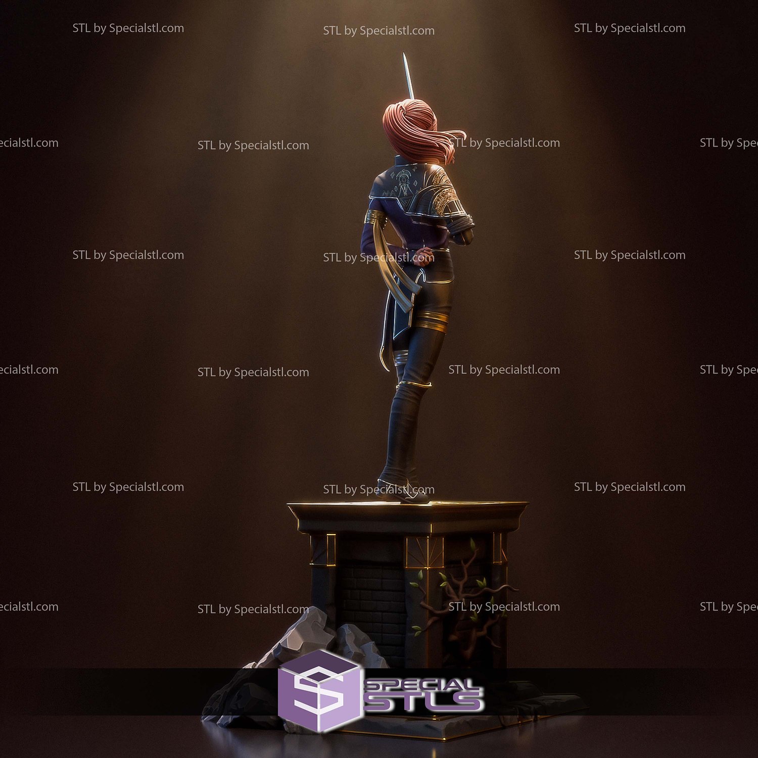 Maelle Clair Obscur Expedition 33 V3 STL Files 3D Model — view 4