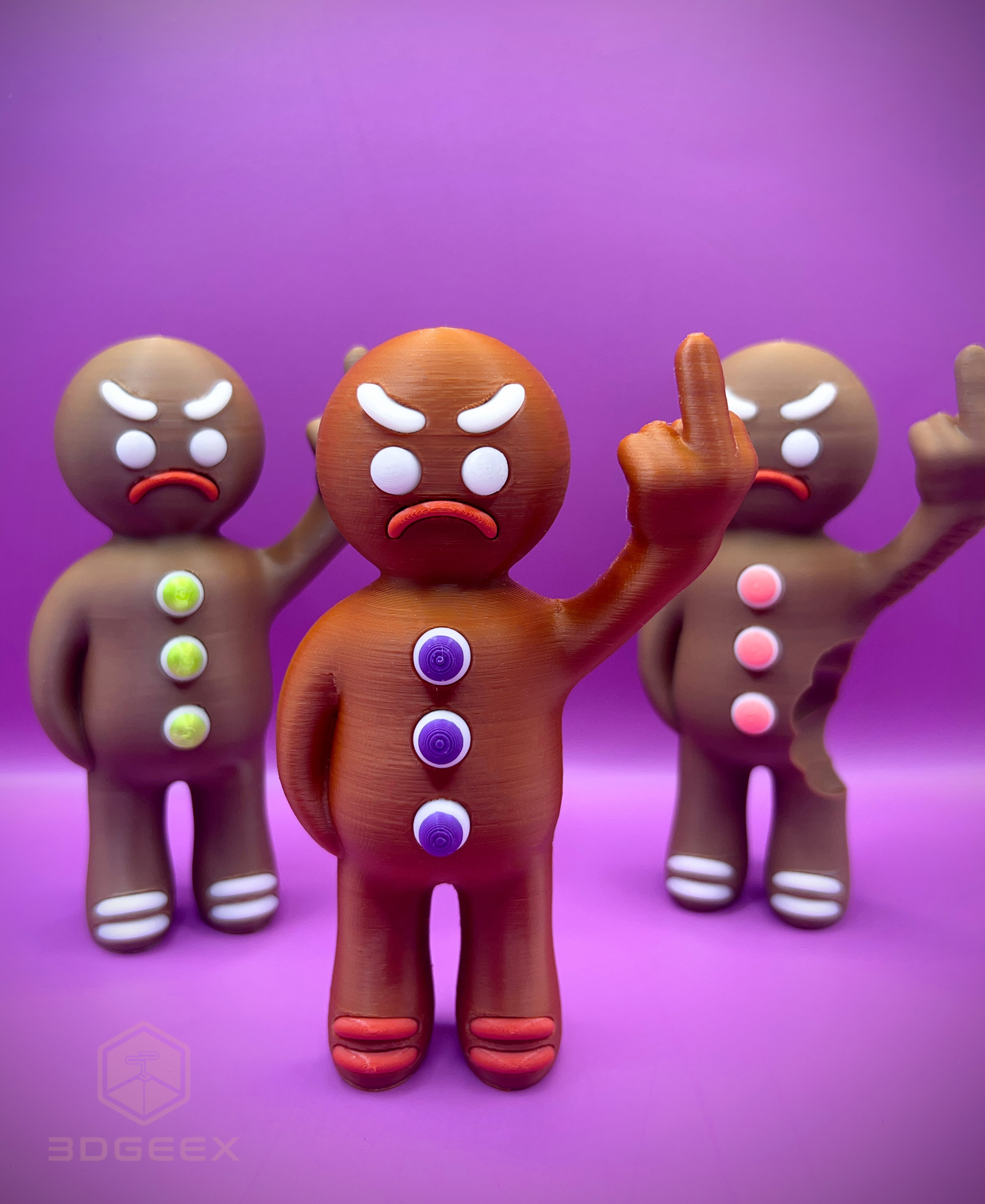Gingerbad 3D STL Model — view 2
