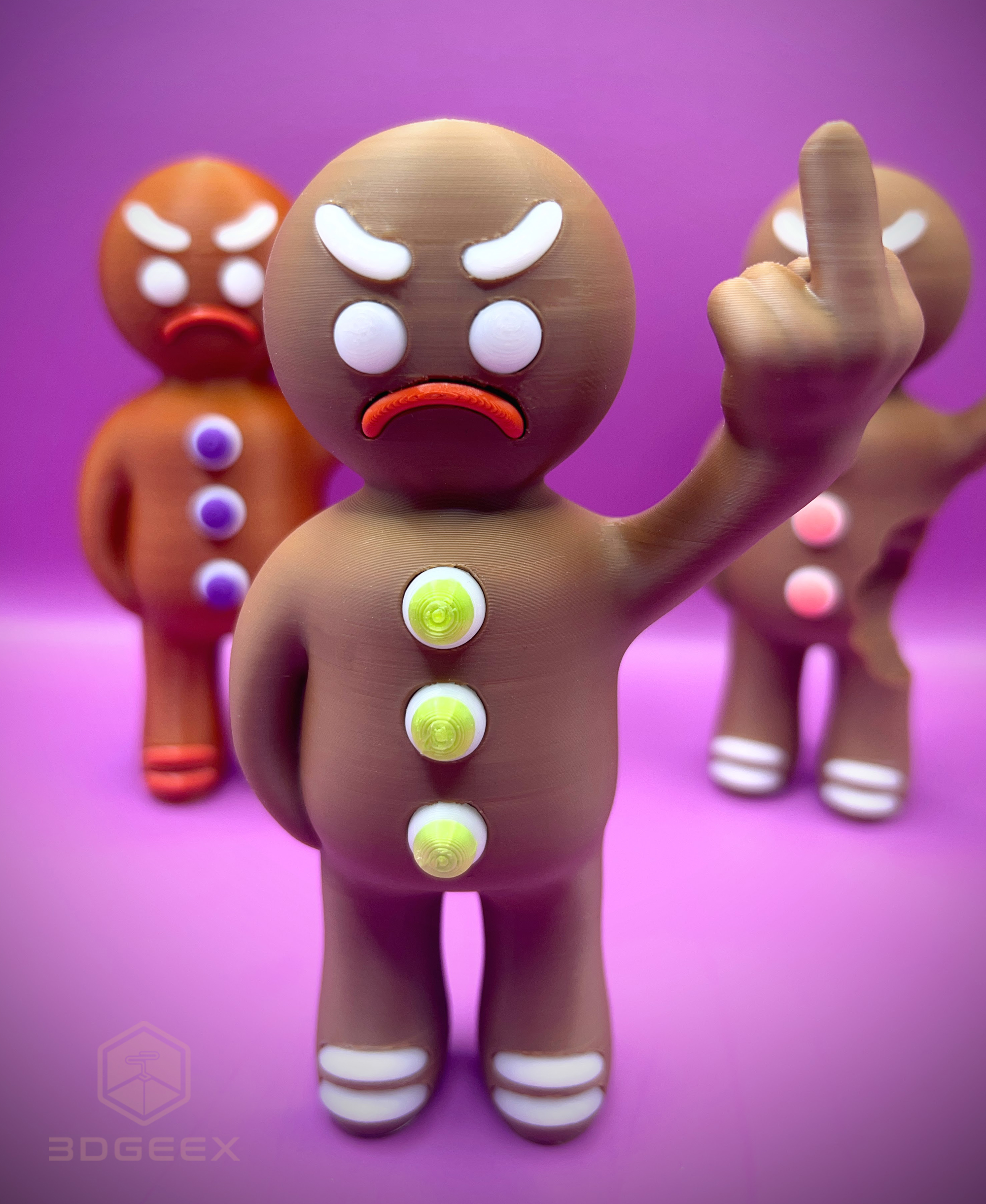 Gingerbad 3D STL Model — view 3