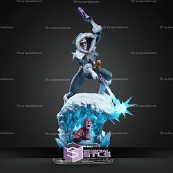 Captain Cold Freeze Flash 520mm STL Files 3D Model