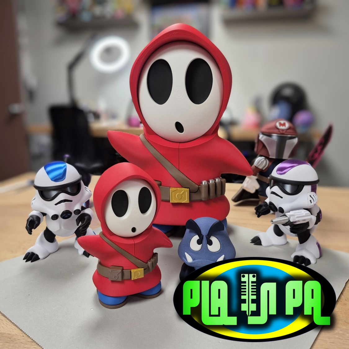 Jawa Shy Guy, Multipart 3D STL Model — view 2