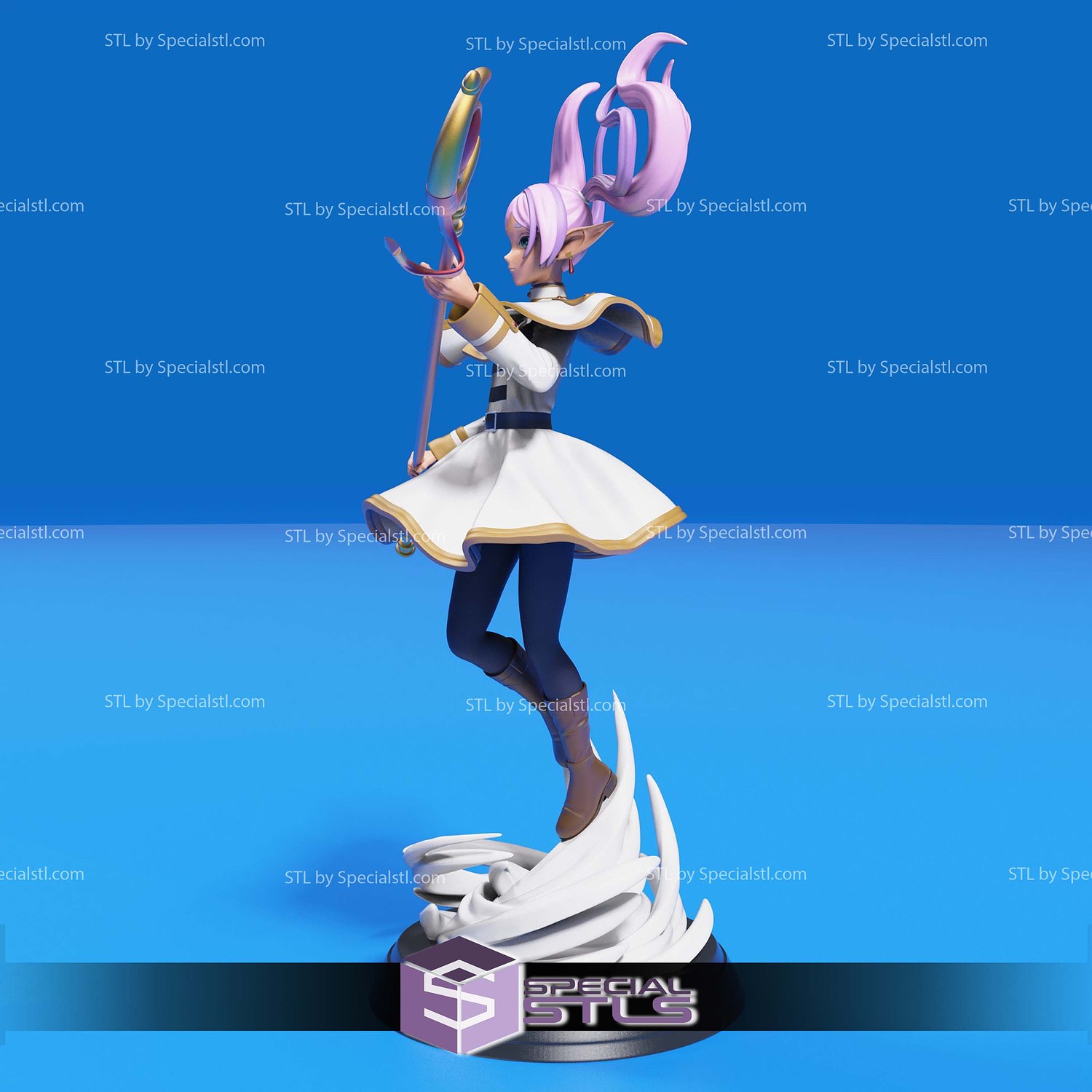 Frieren Flying 3D Printer Files STL Model — view 3