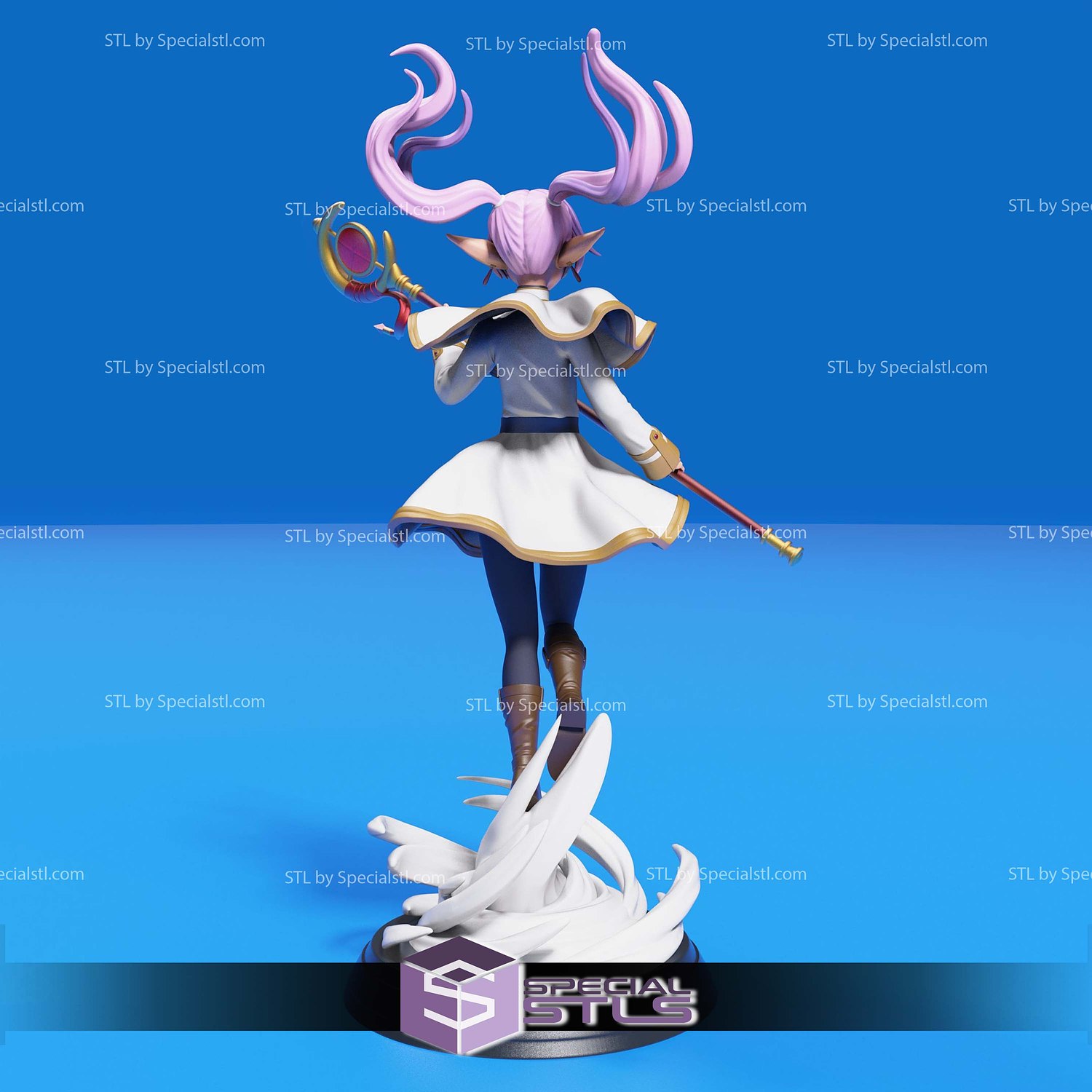 Frieren Flying 3D Printer Files STL Model — view 4