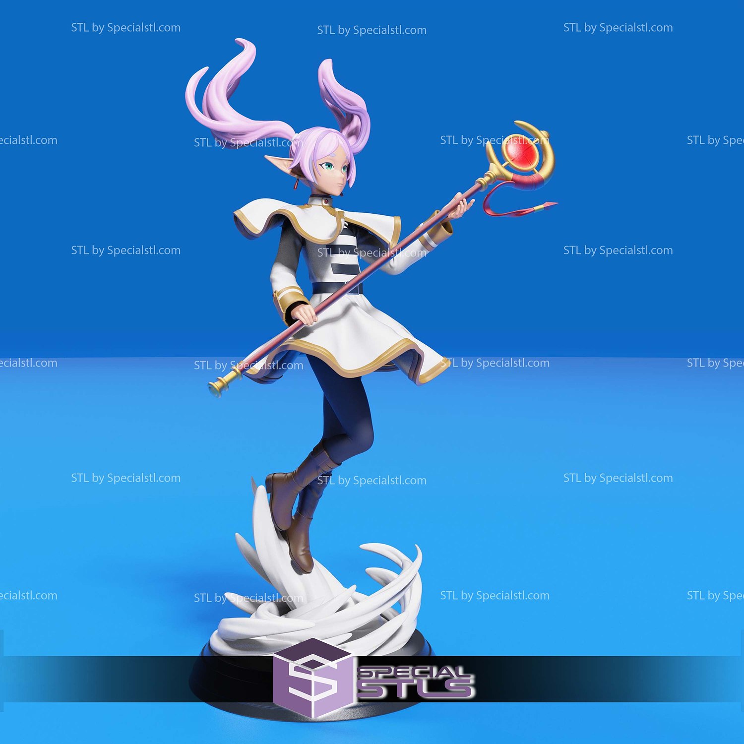 Frieren Flying 3D Printer Files STL Model — view 6