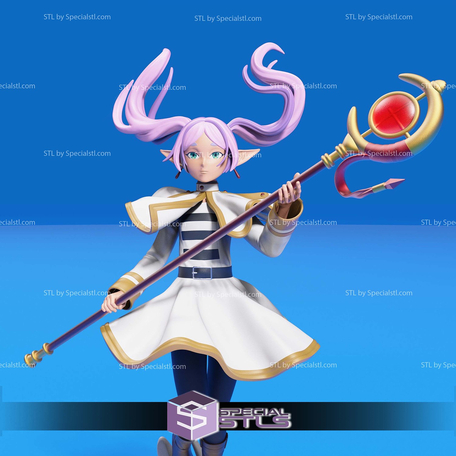 Frieren Flying 3D Printer Files STL Model — view 7