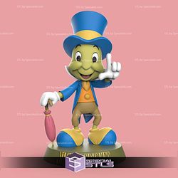 Jiminy Cricket Sculptures 3D Printing STL Model