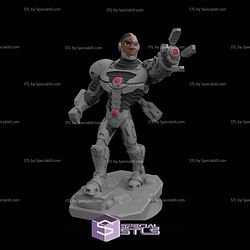 Disney Infinity Style STL Collection - Cyborg 3D Model