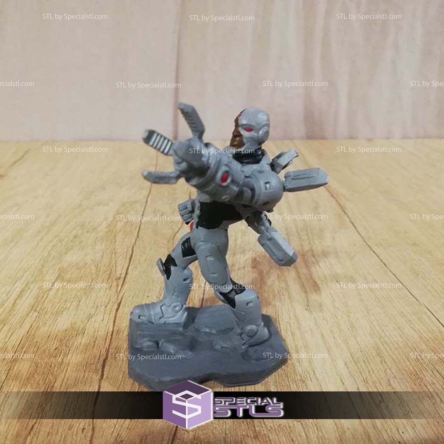 Disney Infinity Style STL Collection - Cyborg 3D Model — view 6
