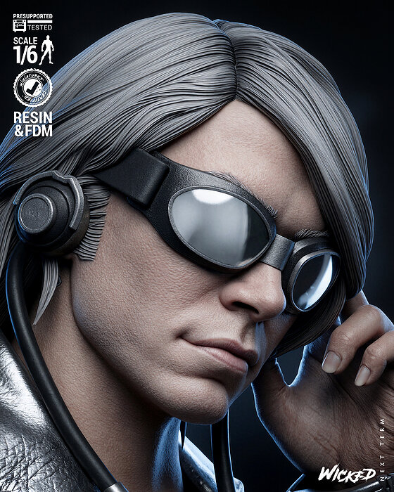 Wicked Marvel Quicksilver Sculpture 3D JPG Model — view 4