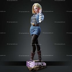 Android 18 Lazuli STL Files 3D Model