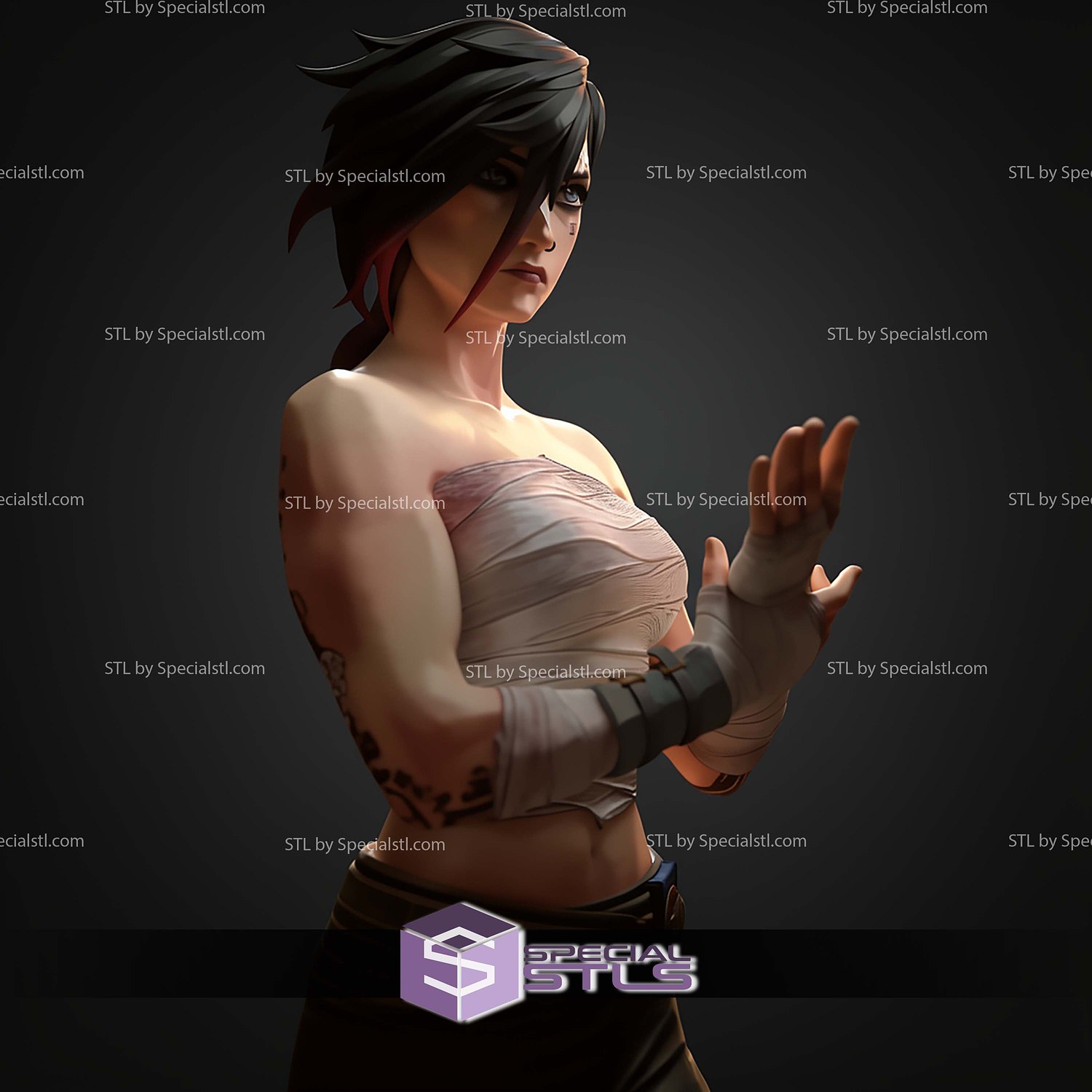 Vi Arena Fighter 1-10 STL Files 3D Model — view 3