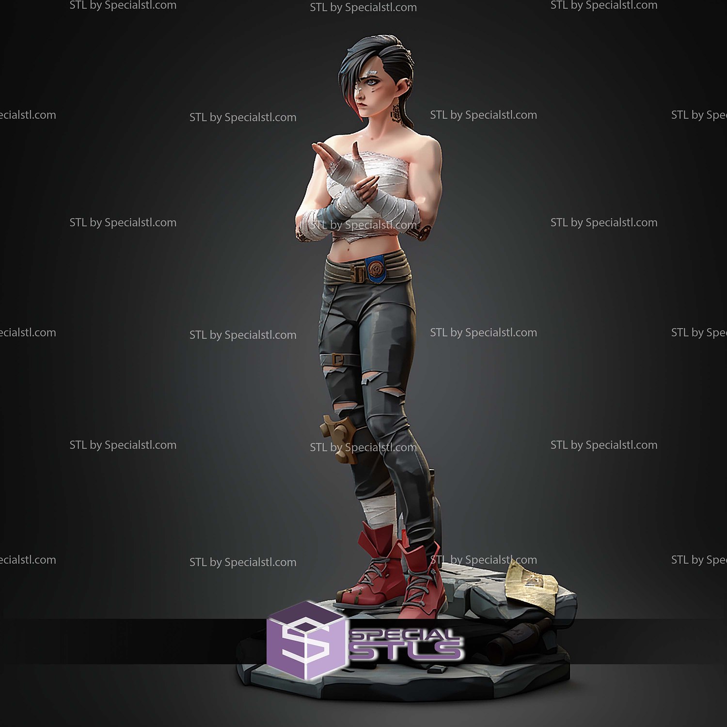 Vi Arena Fighter 1-10 STL Files 3D Model — view 6