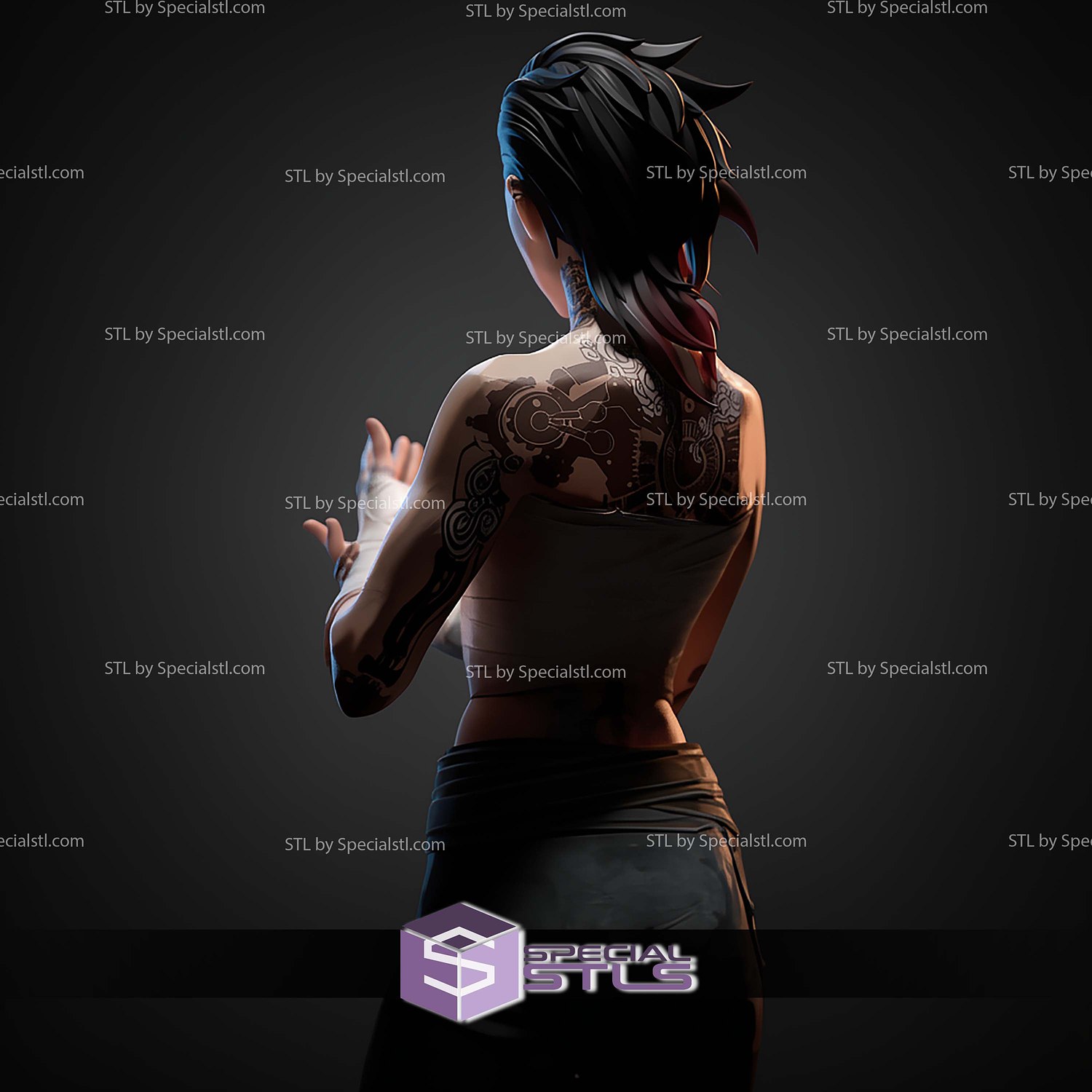 Vi Arena Fighter 1-10 STL Files 3D Model — view 7