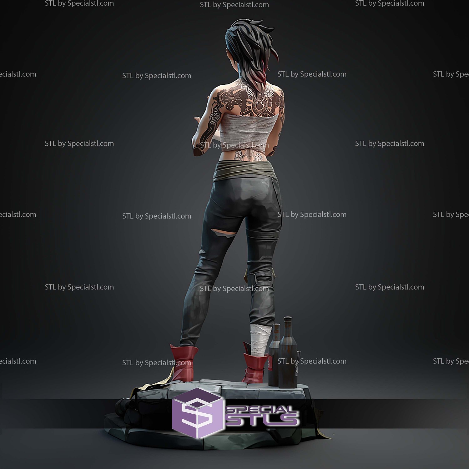 Vi Arena Fighter 1-10 STL Files 3D Model — view 8