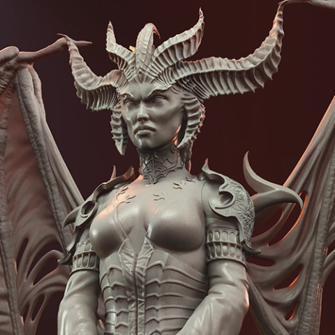 Lilith Diablo 3D Printer Files | Assembly STL Model