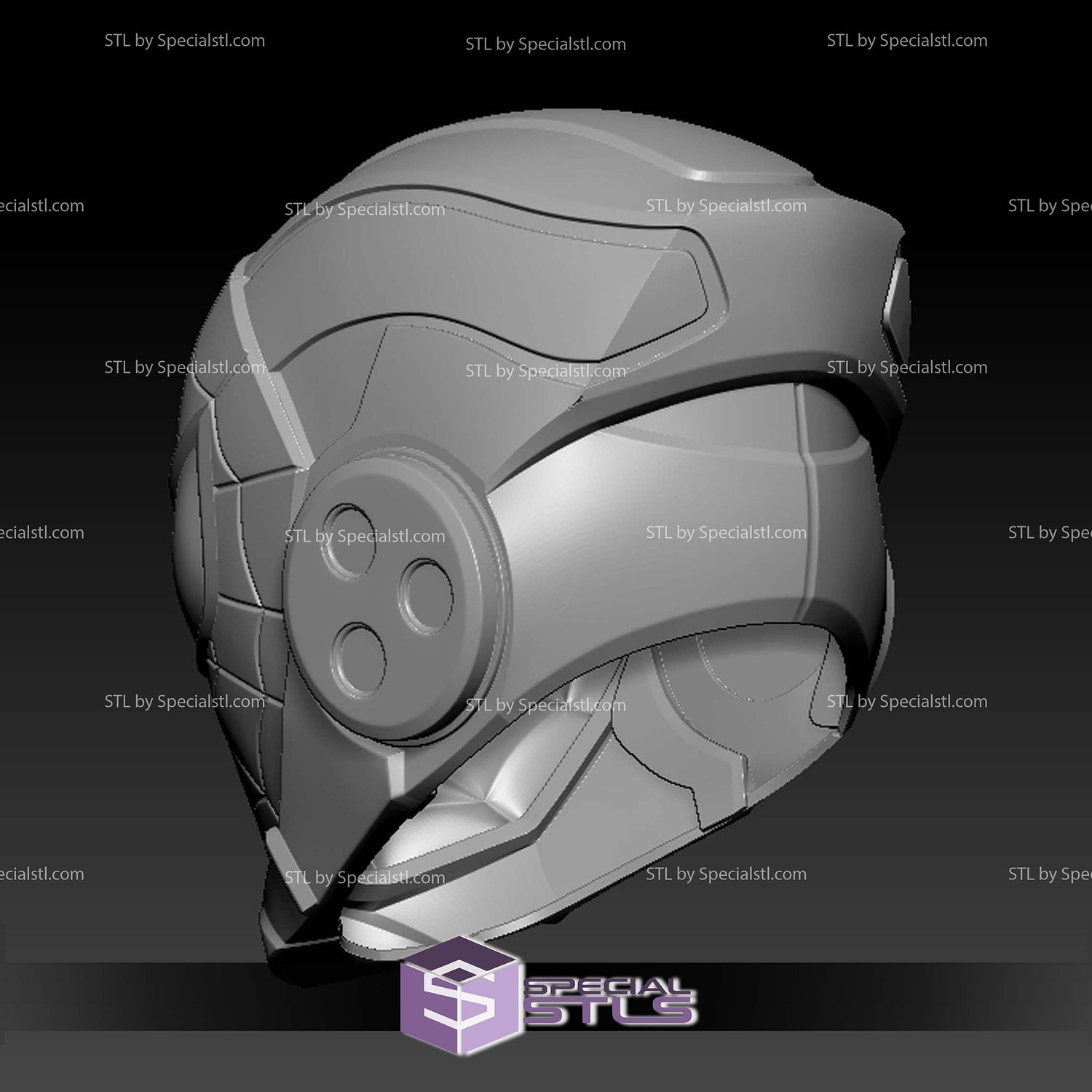 Cosplay STL Files Iron Spider Sentinel Helmet 3D Model — view 2