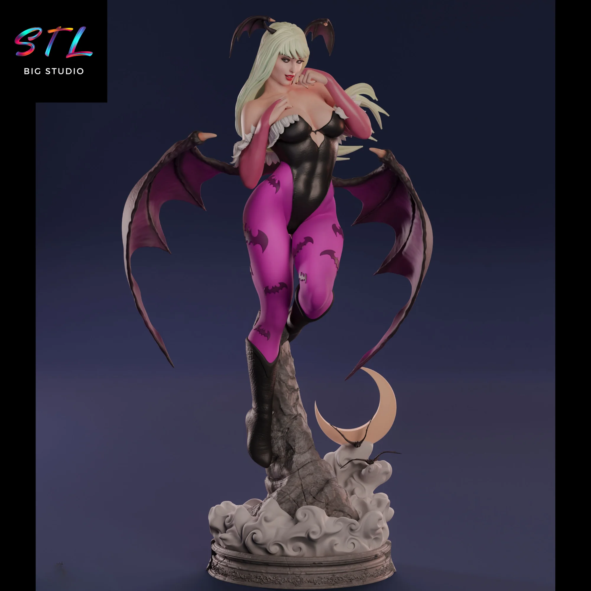 Morrigan Aensland STL | Darkstalkers | 3D Printing Figure Model