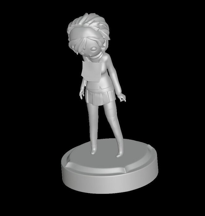 Free Hug figure 3D FBX Model — view 2