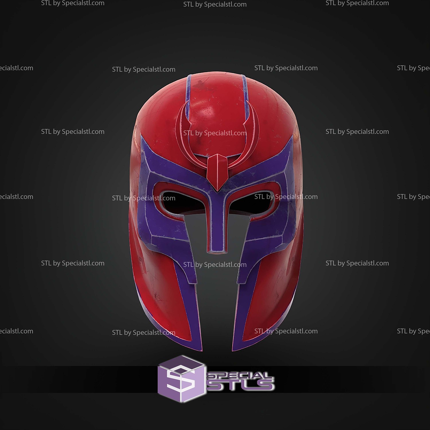 Cosplay STL Files Magneto Odyssey Helmet 3D Model — view 6