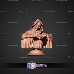 Ghostface on Stair Bust STL Files 3D Model