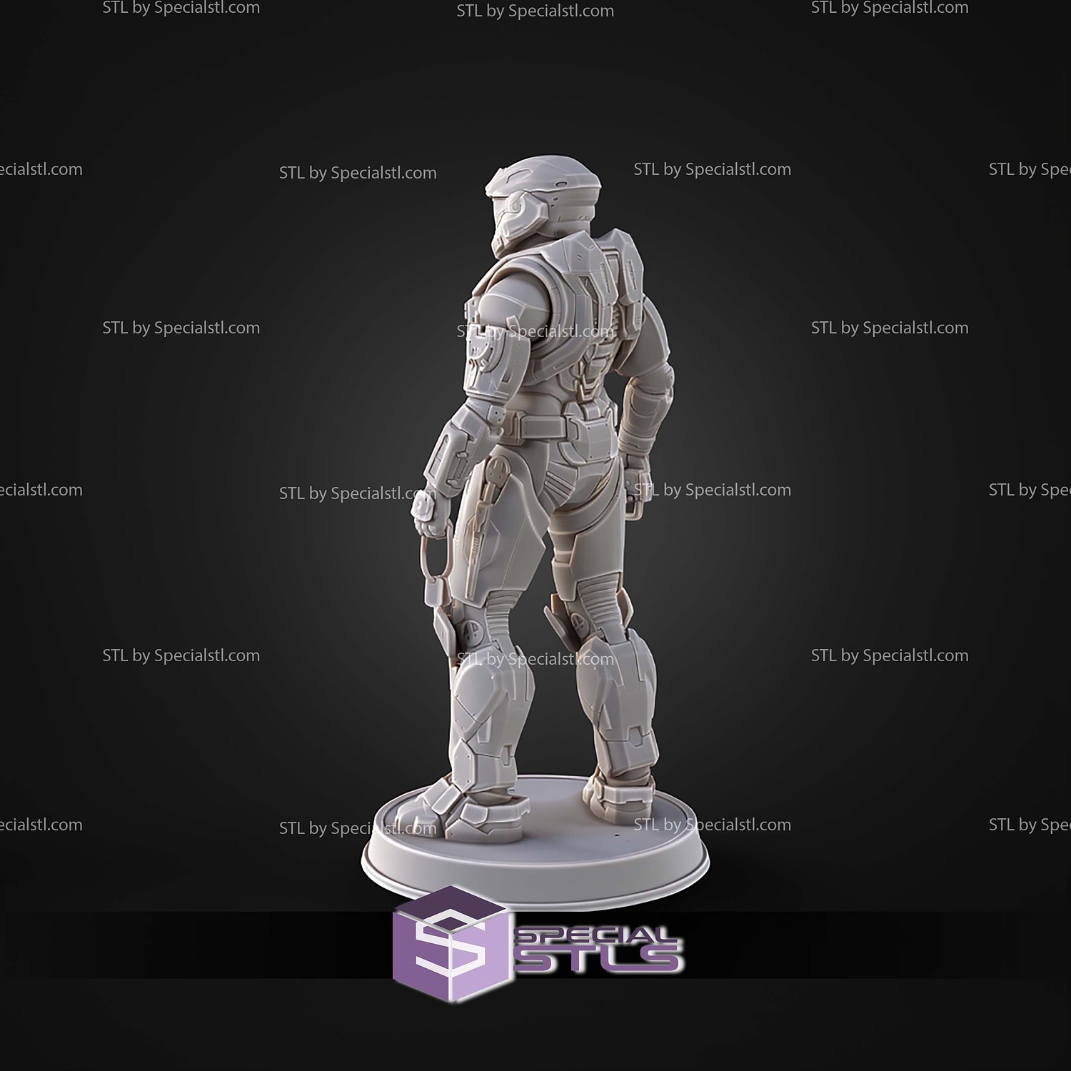 Noble 6 Figurine Pose 2 1 6 STL Files 3D Model — view 2