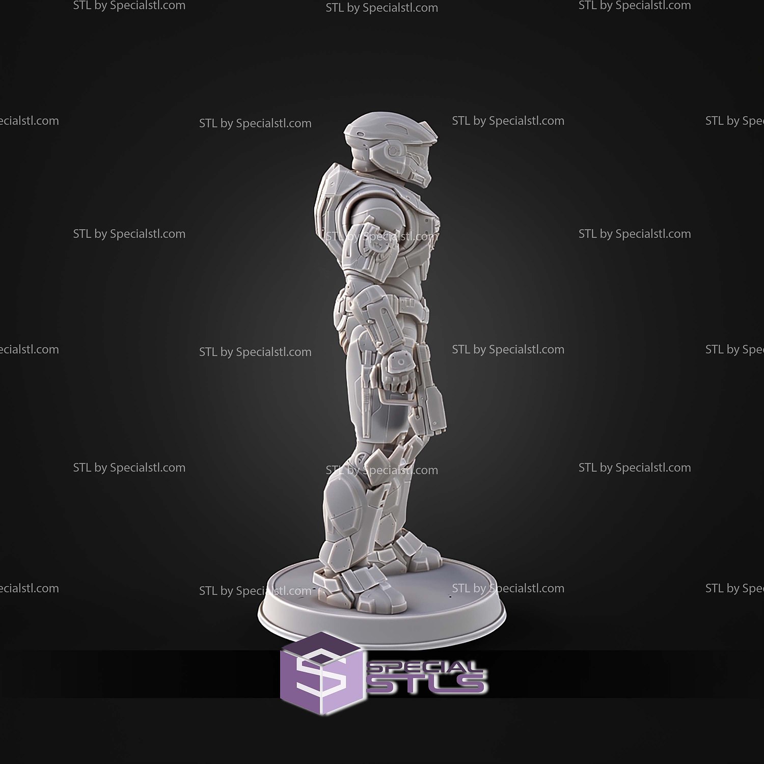 Noble 6 Figurine Pose 2 1 6 STL Files 3D Model — view 4