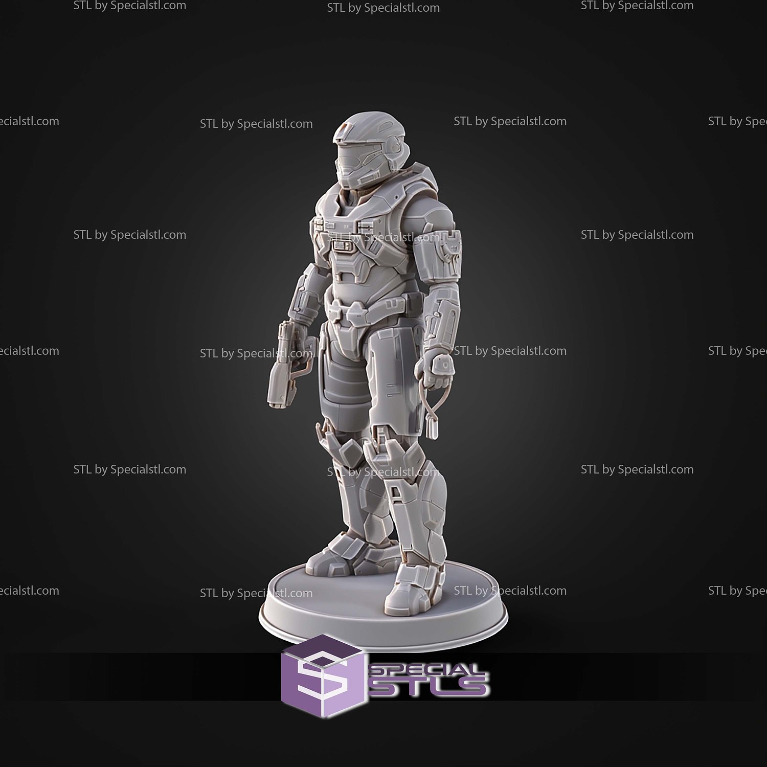 Noble 6 Figurine Pose 2 1 6 STL Files 3D Model — view 5