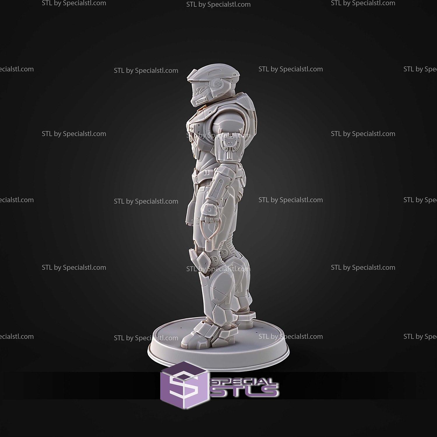 Noble 6 Figurine Pose 2 1 6 STL Files 3D Model — view 6