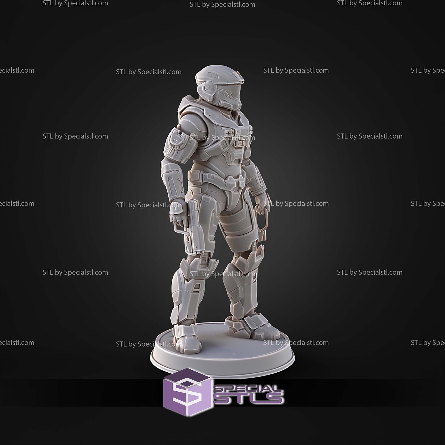 Noble 6 Figurine Pose 2 1 6 STL Files 3D Model — view 8