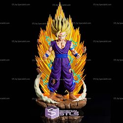 Gohan SSJ2 Power Injury 3D Printer Files STL Model