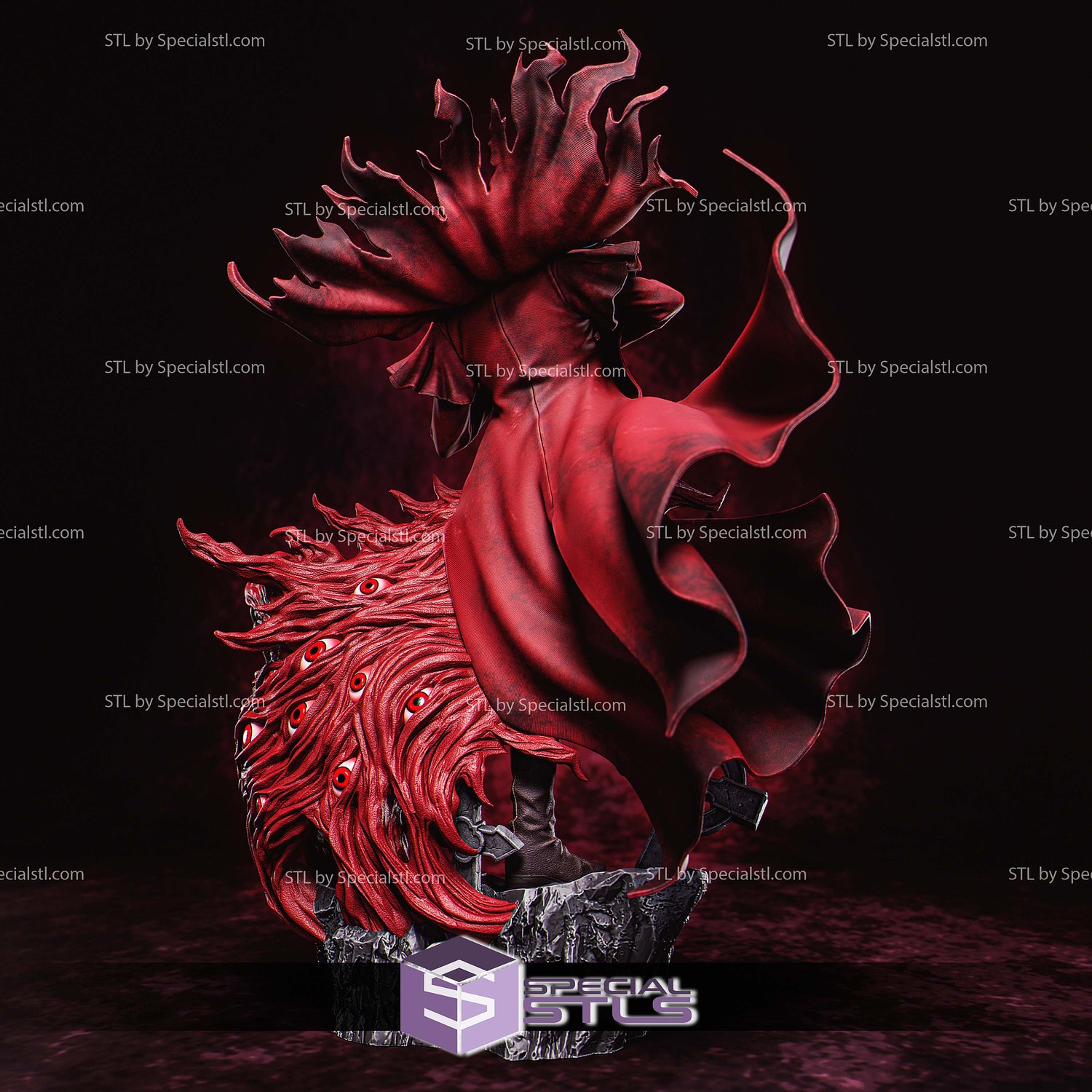 Alucard 2 Gun Sculptures 3D Printing STL Model — view 3