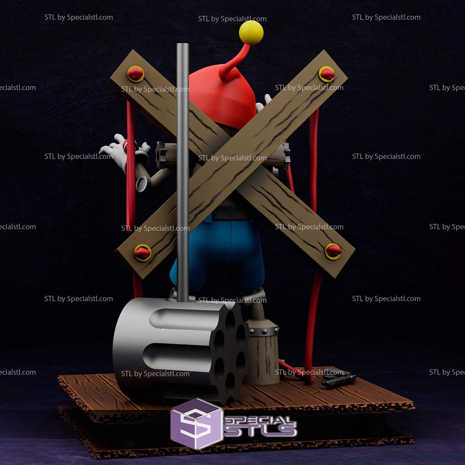 Puppetmon Diorama Digital STL Files 3D Model — view 3