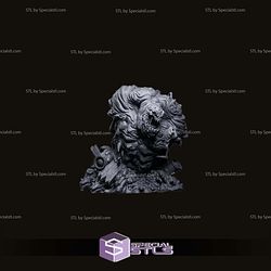 Clay Monster Clayface Bust STL Files 3D Model