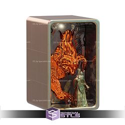 Balrog and Gandalf Book Case Display 3D Printer Files STL Model