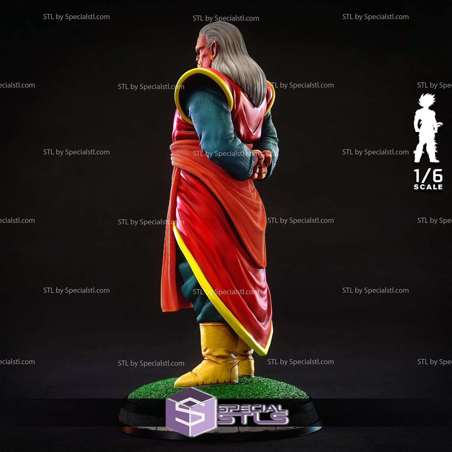 Kibito Dragonball 1-6 STL Files 3D Model — view 5