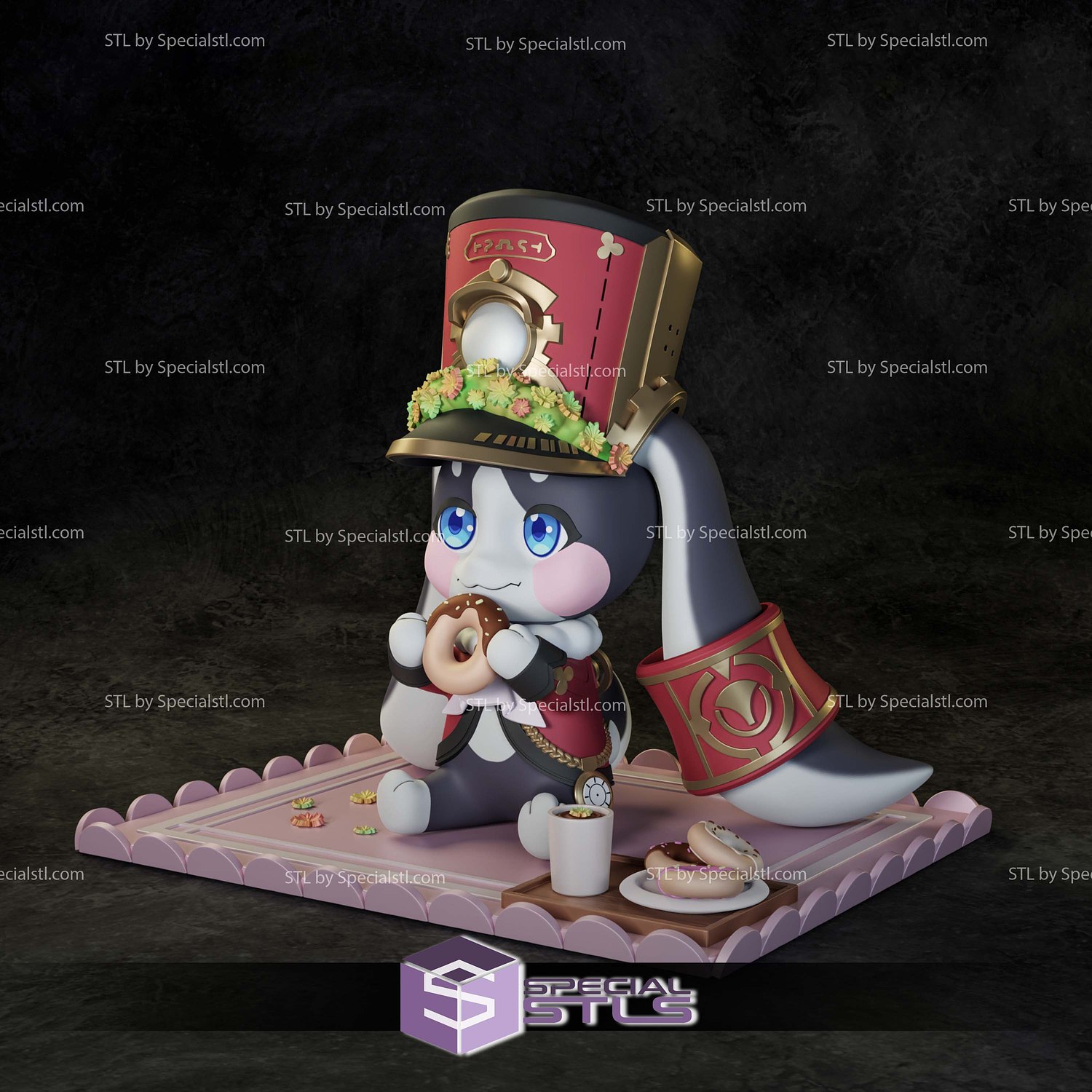 Pom pom Honkai Star Rail 3D Printer Files STL Model — view 2